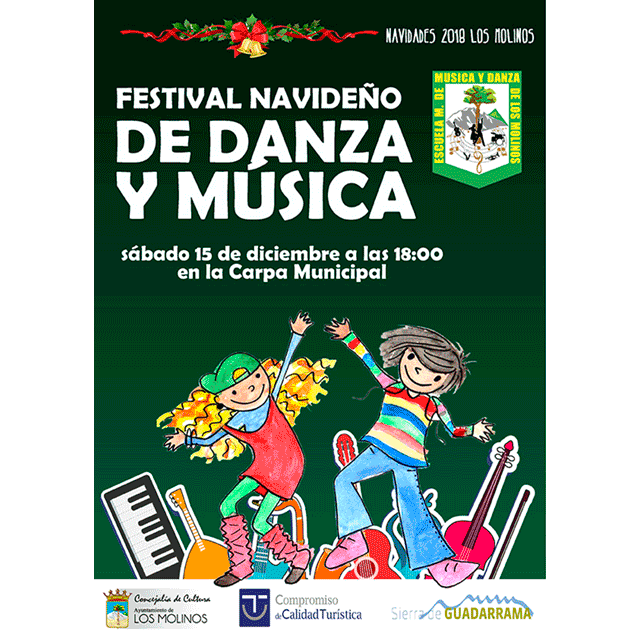 Festival navideño de Música y Danza: Escuela de Los Molinos.
