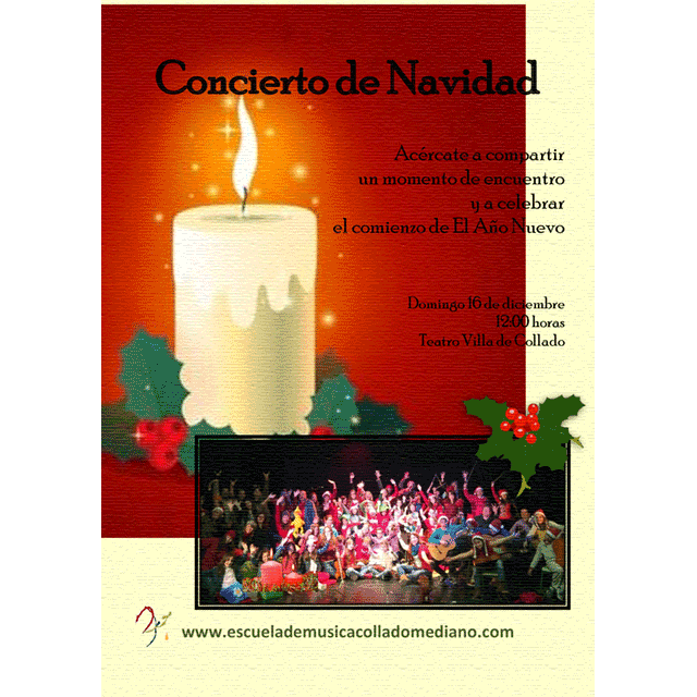 Concierto de Navidad: Escuela de Música de Collado Mediano.