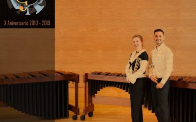 Variaciones Goldberg con dos marimbas.