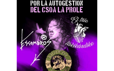 Concierto por la autogestión del CSOA La Prole.