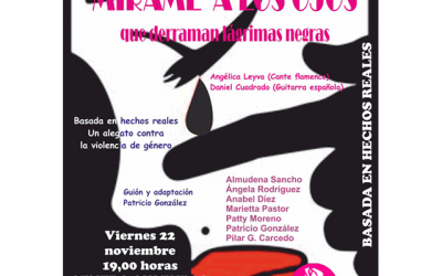 “Mírame a los ojos, que derraman lágrimas negras”