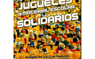 Recogida de juguetes y material escolar en Guadarrama.