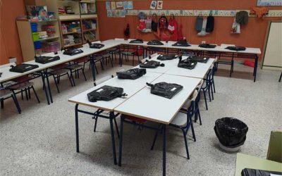 Reparto de libros en Guadarrama