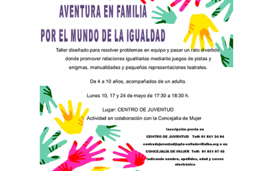 Taller: “Aventura en familia por el mundo de la igualdad”