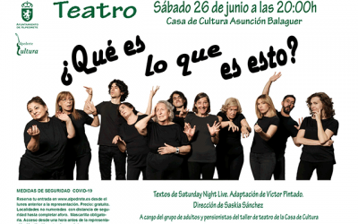 Teatro: “¿Qué es lo que es esto?”