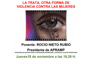 Cena-coloquio: “La trata, otra forma de violencia contra las mujeres”