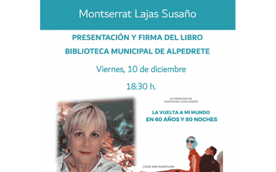 Presentación del libro: “La vuelta a mi mundo en 60 años y 80 noches”