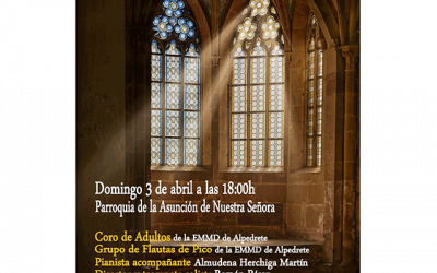 Concierto Coral de Semana Santa (2022). Escuela Municipal de Música y Danza de Alpedrete.