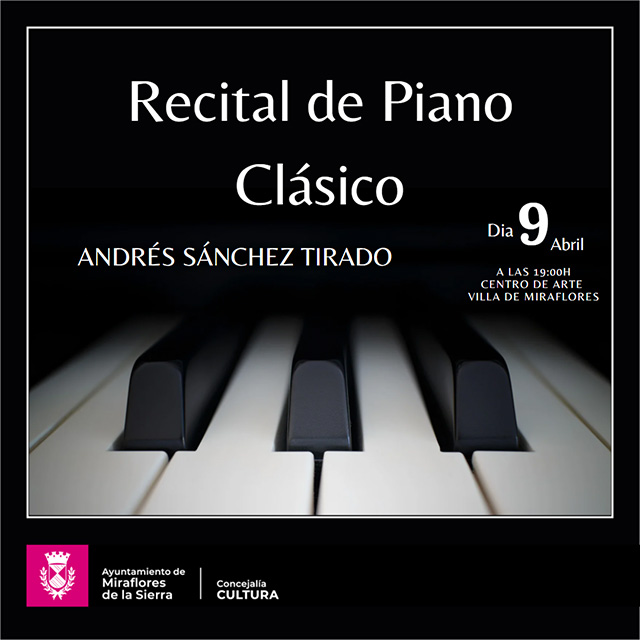 Andrés Tirado: Recital de piano