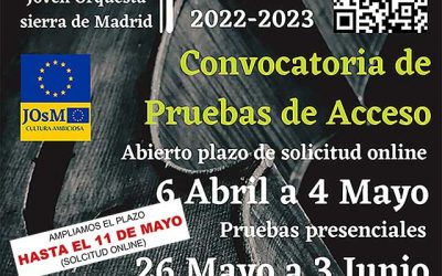 Convocatoria (Pruebas de Acceso): Joven Orquesta Sierra de Madrid (JOsM)