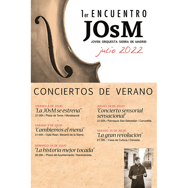 I Encuentro Joven Orquesta Sierra de Madrid (JOsM)