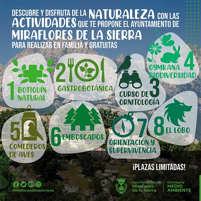 Talleres de Naturaleza, en Miraflores de la Sierra.