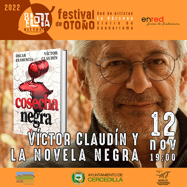 Charla: “Víctor Claudín y la novela negra”