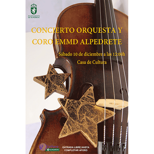 Orquesta y Coro EMMD de Alpedrete: Concierto de Navidad