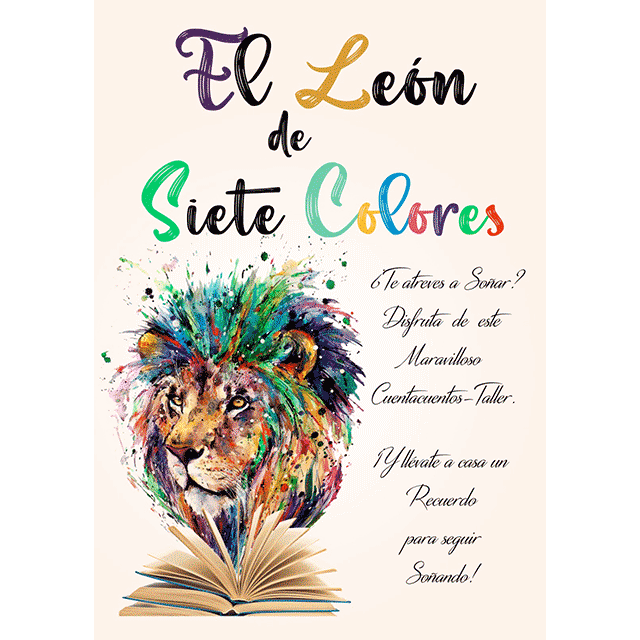 Cuentacuentos-taller “El león de siete colores”