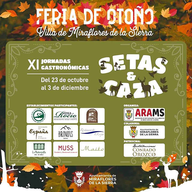 XI Jornadas Gastronómicas de Caza y Setas (2023), en Miraflores de la Sierra.