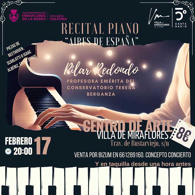 Recital de piano: “Aires de España”