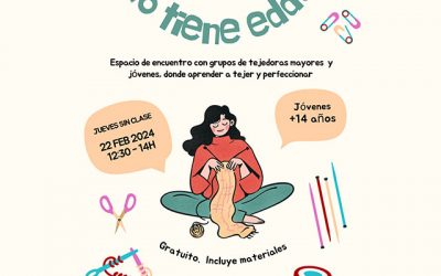 Encuentro intergeneracional: Tejer no tiene edad