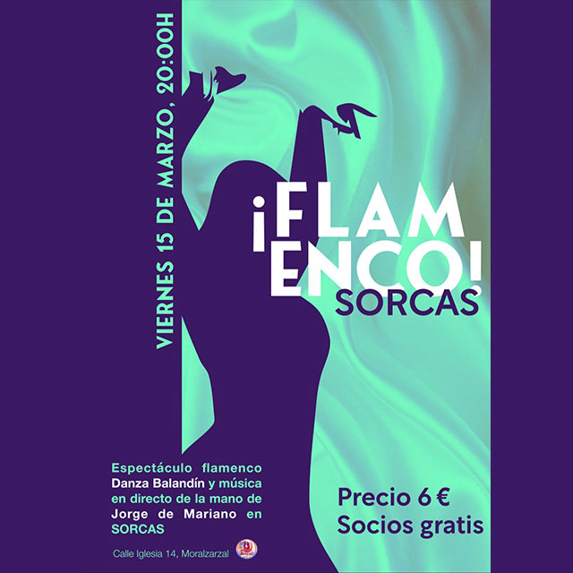 Flamenco, en Sorcas.