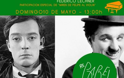 Cine mudo con piano en vivo (Federico Lechner): “Rostro pálido” y “El músico ambulante”